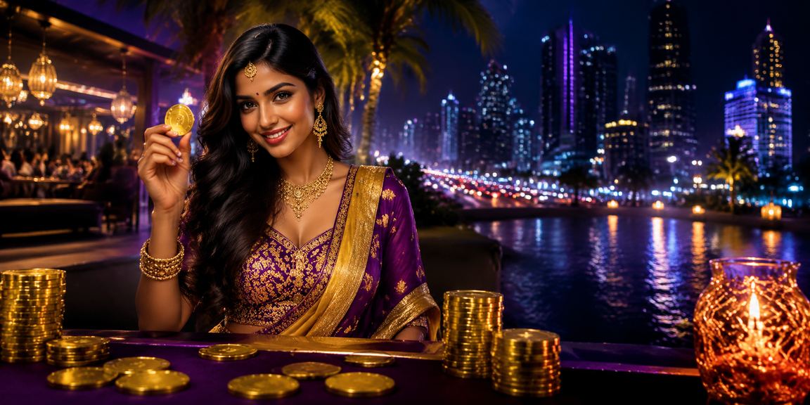 Teen Patti game table with cards and chips at casino style venue, Mumbai